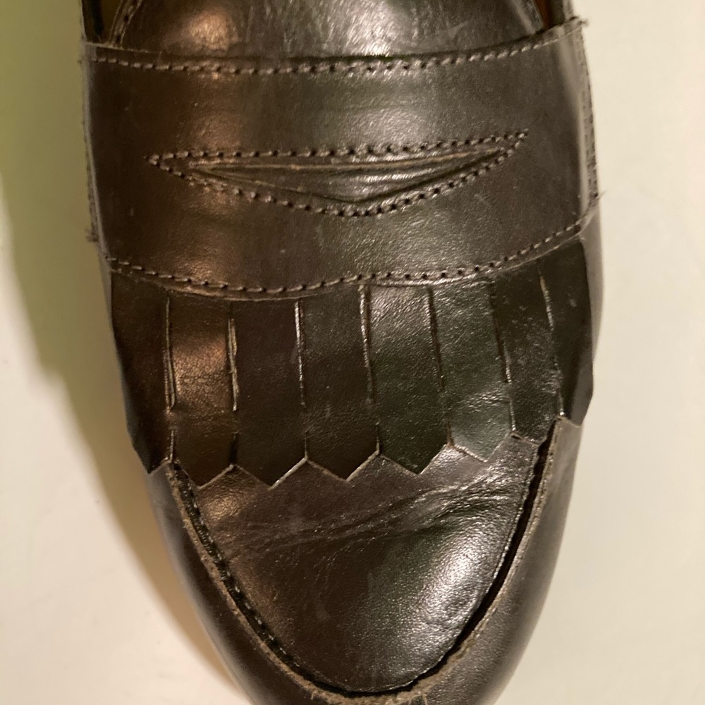 Etienne Aigner slate gray skirted loafer 10M, $55. - Picture 3 of 4